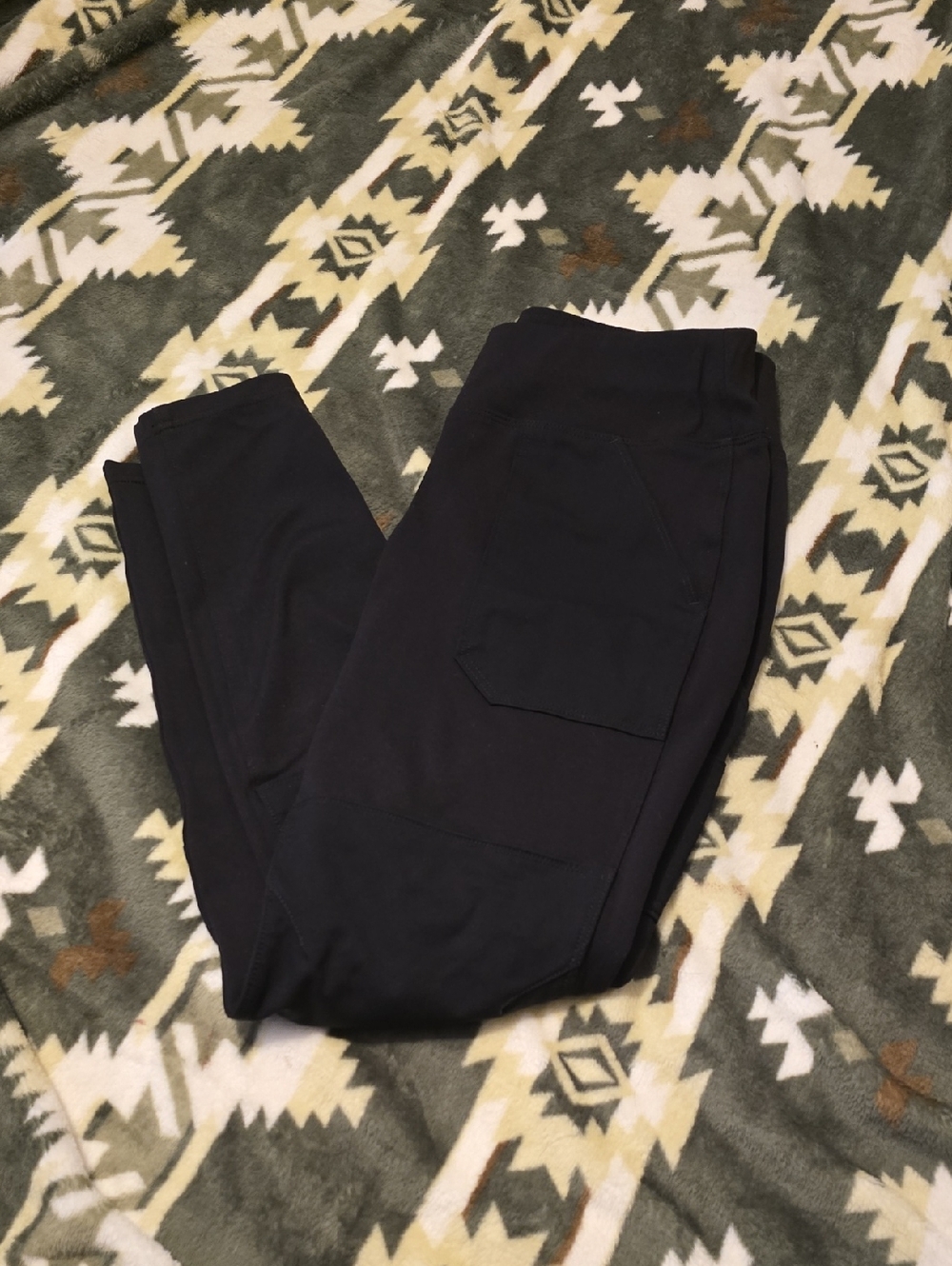 Black Carhartt Work Force Pants Re-inforced Knee